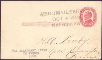 Postal History , Airmail: USA, 1913 4th