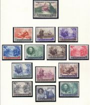 Stamps : 1951-53 selection of lightly M/
