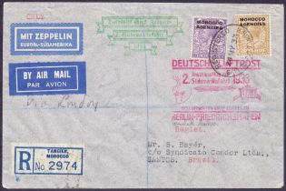 Postal History , Airmail : MOROCCO AGENC