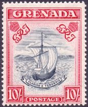 Grenada Stamps : 1935 10/- Steel Blue an