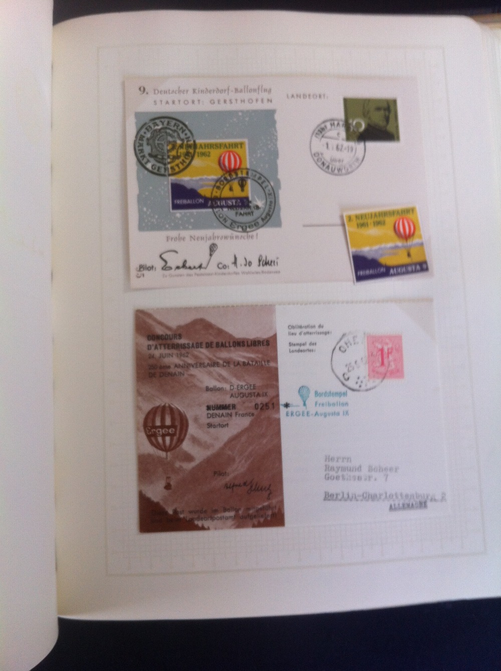 Postal History . Airmail : Rocket & Ball - Image 5 of 5