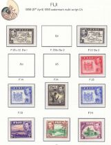 Fiji Stamps : 1938-55 George VI definiti