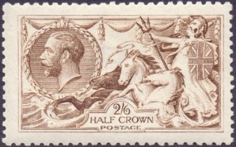 Great Britain Stamps: 1915 2/6 Grey Brow