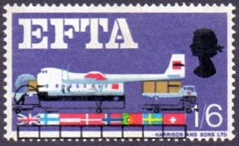 Great Britain stamps : 1967 EFTA 1/6d un