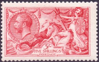 Great Britain stamps : 1913 5/- Rose- Ca