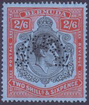 Bermuda Stamps : 1938 2/6 Black Red and