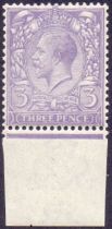 Great Britain Stamps 1912 3d Very Pale V