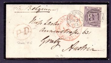 Great Britain POstal History : KENT, 186