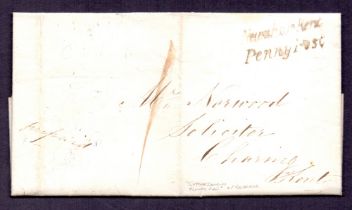 Great Britain Postal History : KENT, 184