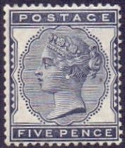 Great Britain Stamps : 1881 Five Pence I