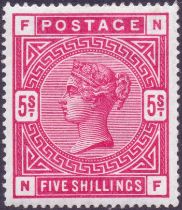 Great Britain Stamps : 1883 Five Shillin