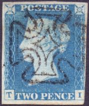 Great Britain Stamps : Plate 1 (TI) Two