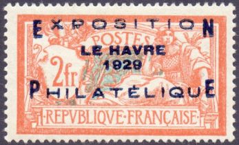 France Stamps :1929 Le Havre Philatelic