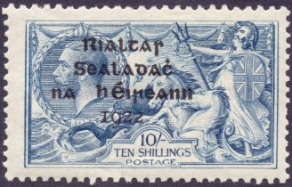 Ireland Stamps : 1922 10/- Dull Grey Blu