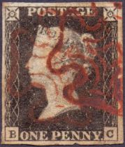 Great Britain Stamps : Plate 1b (BC) Pen