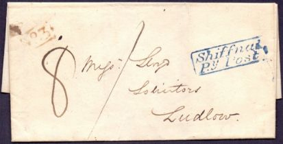 Great Britain Postal History : 1828 Wenl