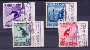 Austria Stamps : 1936 International Ski