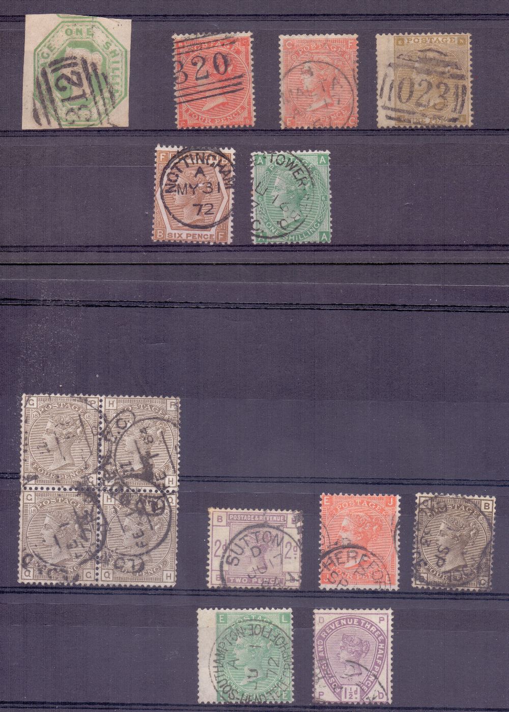 Great Britain Stamps : Accumulation of L