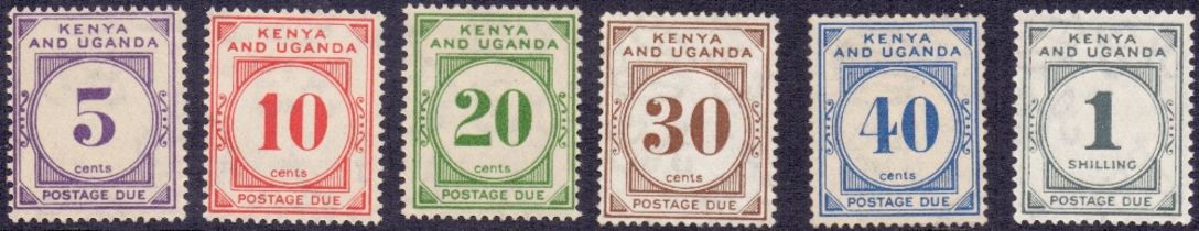 Kenya Stamps : 1928 Postage Dues UNMOUNT