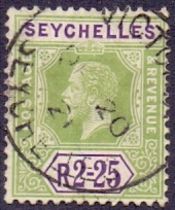 Seychelles Stamps : 1918 2r 25 Yellow Gr