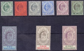 Gibraltar Stamps : 1906 lightly mounted