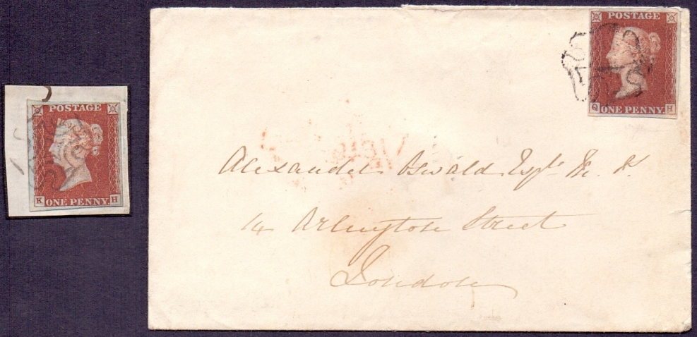 Great Britain Postal History : 1843 Penn