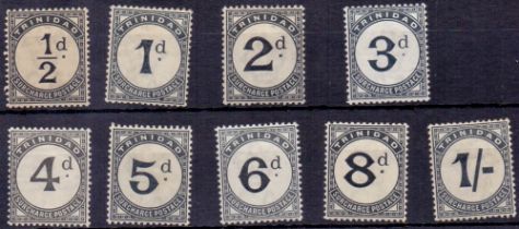 Trinidad Stamps : Postage Due, 1885 set