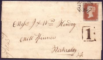 Great Britain Postal history : 1843 Penn