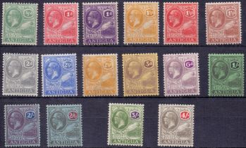 Antigua Stamps : 1921 - 1929 lightly mou