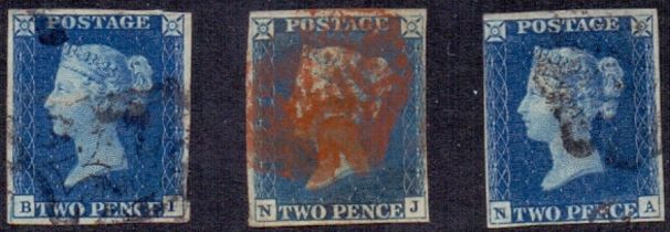Great Britain Stamps : 1840 Two Penny Bl