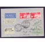 1932 12th Sept Graf Zeppelin sixth South American Flight (S177) veru fine registered envelope