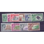 1940 mounted mint set of 10 to 2/6 SG 1-8 Cat £75