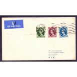 GREAT BRITAIN FIRST DAY COVER : 1954 9d, 10d,