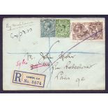 Great Britain POSTAL HISTORY : 1919 airmail service to Paris,