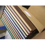 Ten empty stamp stock books , used ,