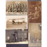 POSTCARDS : Small batch of early MILITARY cards,