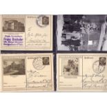 GERMANY Album of early postcards and postal stationery approx 100 cards