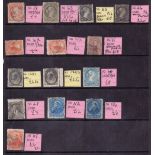 CANADA STAMPS : Ex Dealers stock in folder mainly pre-1950 stated price to sell is £600