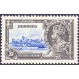 STAMPS: 1935 Jubilee BERMUDA, 1 1/2d with "Bird" by Turret variety, fine U/M, SG 95m.