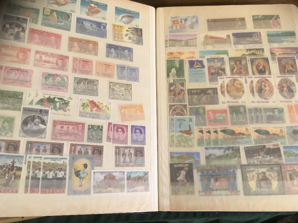 BRITISH COMMONWEALTH, large stockbook with 20 double-sided pages filled with QEII issues. - Image 2 of 3