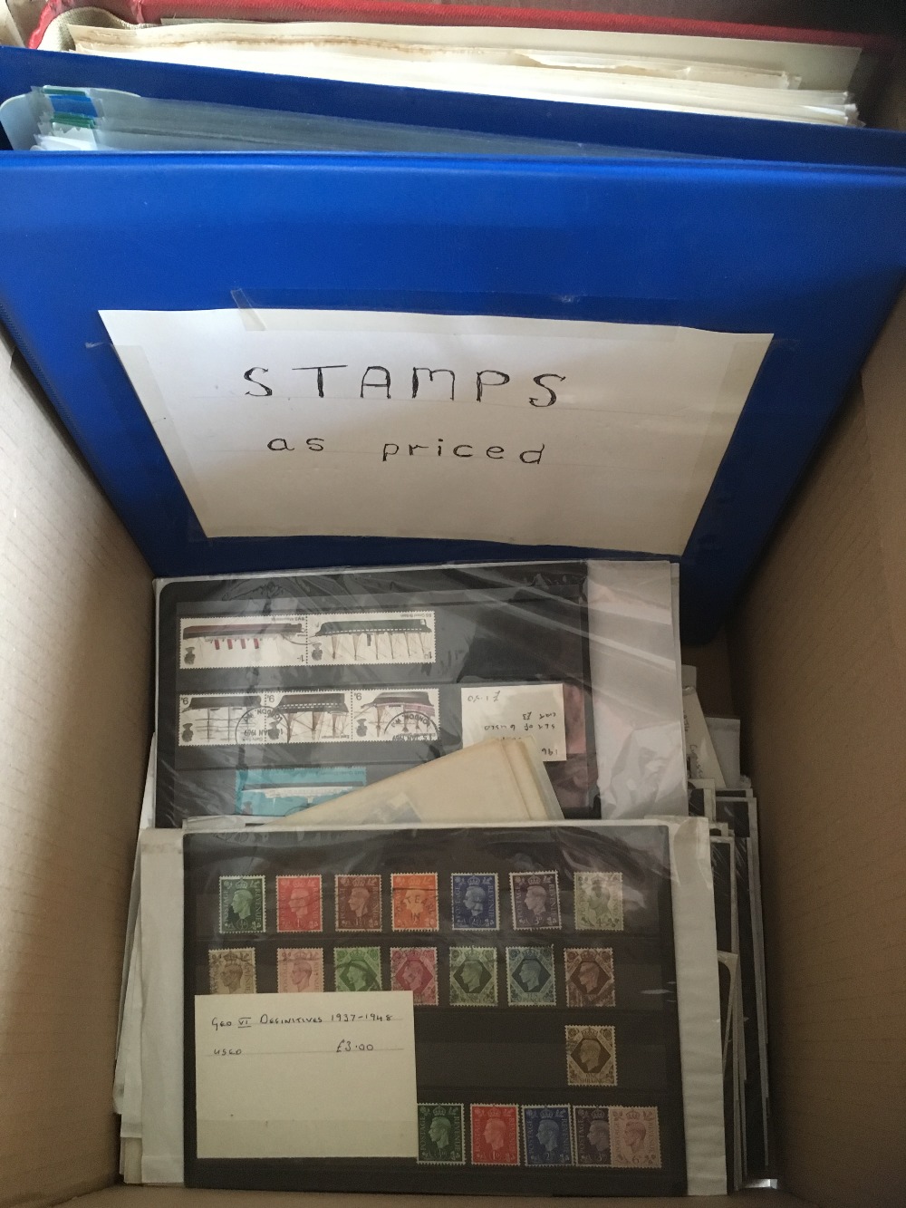 STAMPS : CHARITY box lot, all proceeds and fees going to PILGRIMS HOSPICE ASHFORD.