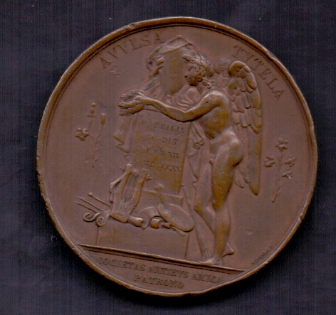 Exhibition medal in Bronze "Sociatas Artibvs Amica Patrono"