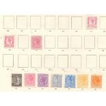 1882-1935 mint collection on printed pages, including 1882 1/2 to 6d, various perfs