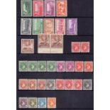 BRITISH COMMONWEALTH stamps , QV to QEII accumulation in two stock albums.