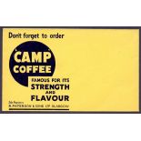 Camp Coffee advertising envelope,