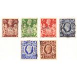 GREAT BRITAIN STAMPS : 1939 GVI High values fine used set to £1