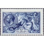 GREAT BRITAIN STAMPS : 1913 10/- Indigo Blue,