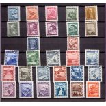 AUSTRIA STAMPS : 1948-1952 mostly U/M selection in stockbook with many useful sets & singles inc