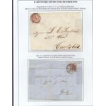 STAMPS POSTAL HISTORY : AUSTRIA, 1854 to 1895 fine collection of 55 entire's,