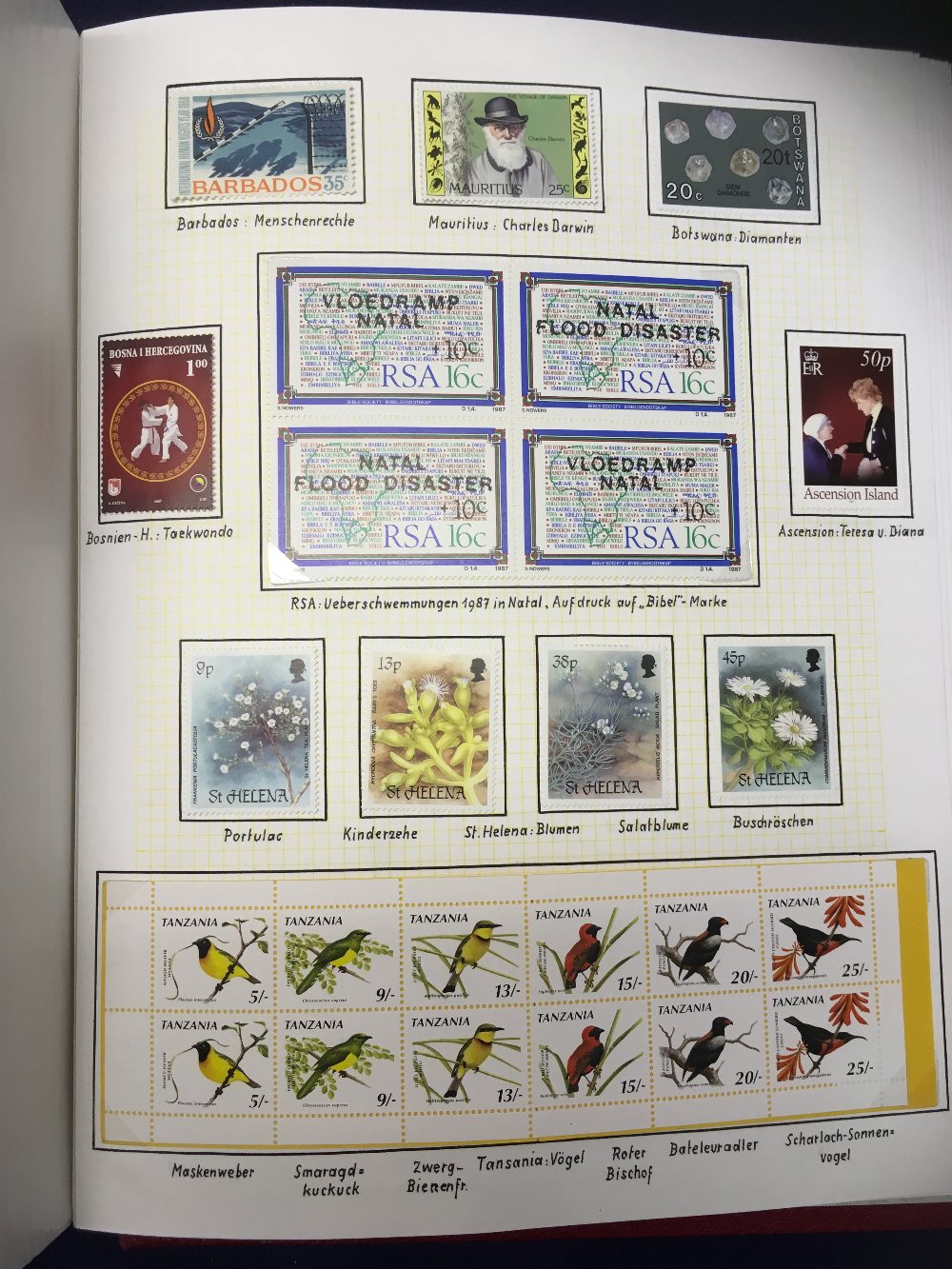 STAMPS : WORLD, four more albums from "Philatelic Mosaic Chaos" collection. Please see Lot 22 . - Image 3 of 4